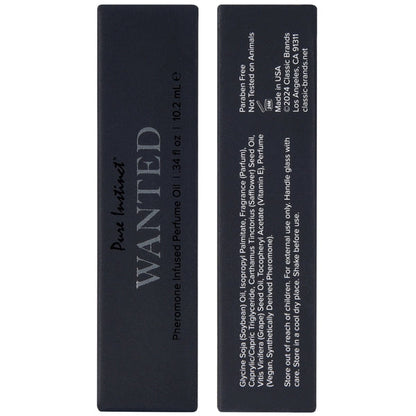 Wanted - Huile de parfum aux phéromones Pure Instinct Collection Homme 10,2 ml