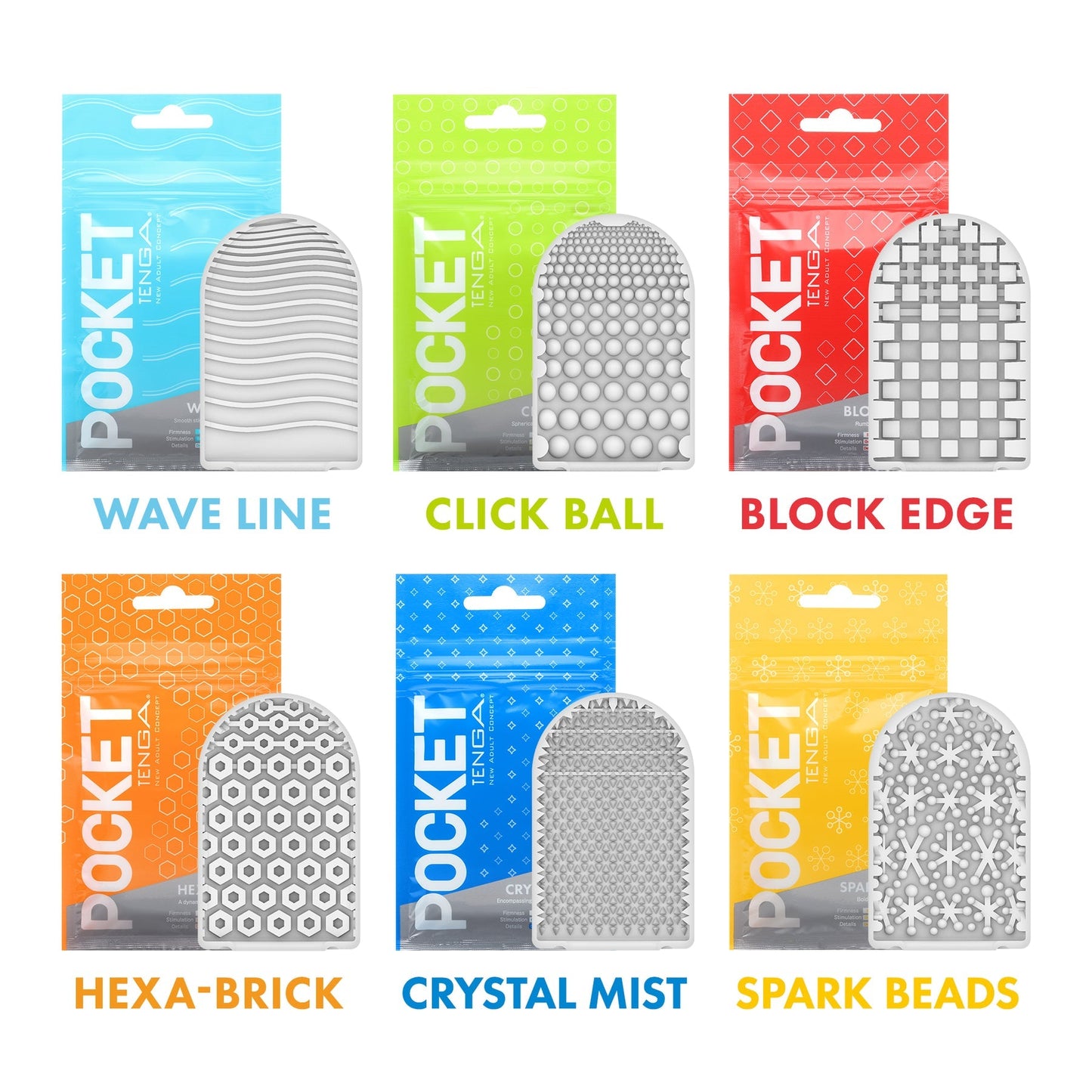 口袋式TENGA块状边缘