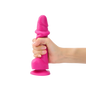 GODEMICHET RÉALISTE À PEAU GLISSANTE FUCHSIA M