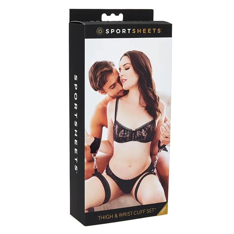 大腿和手腕束缚带套装