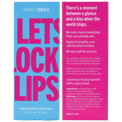 LET'S LOCK LIPS Parfum aux phéromones - Let's Lock Lips 9,2 ml