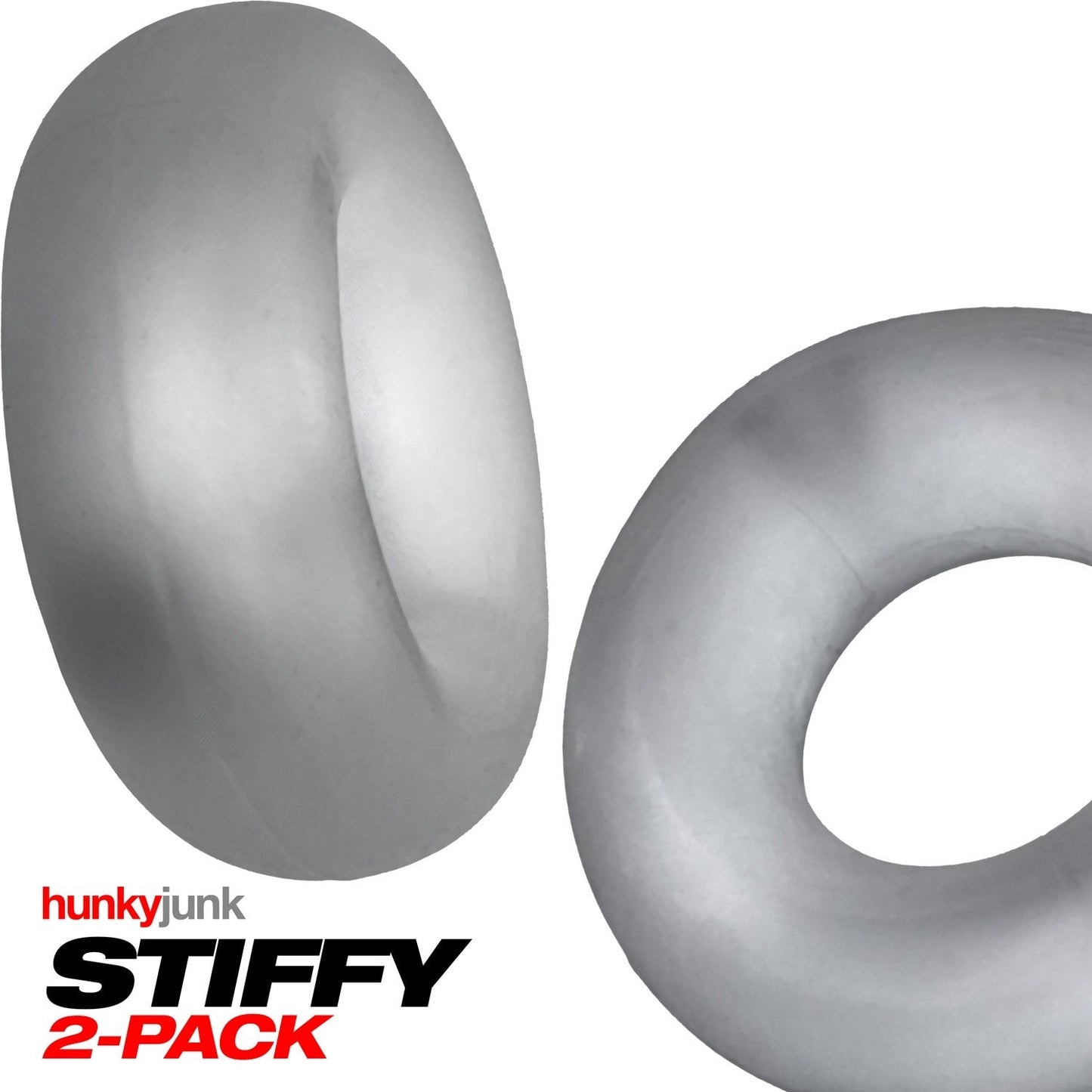 Anneaux péniens STIFFY (lot de 2) - CLEAR ICE