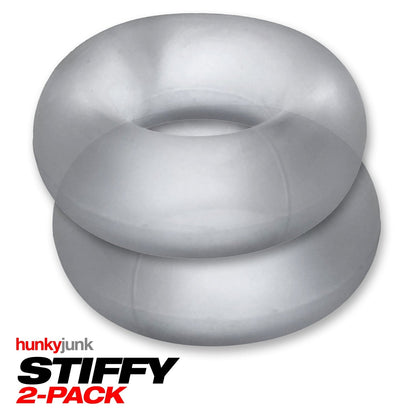 Anneaux péniens STIFFY (lot de 2) - CLEAR ICE