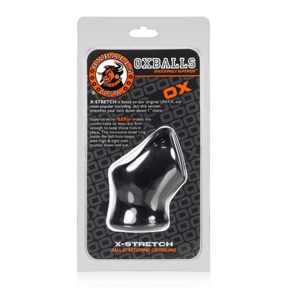 UNIT-X 拉伸器，阴茎吊带和睾丸拉伸器 - 黑色