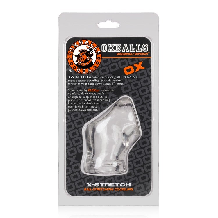 UNIT-X 拉伸器，阴茎吊带和睾丸拉伸器 - 透明